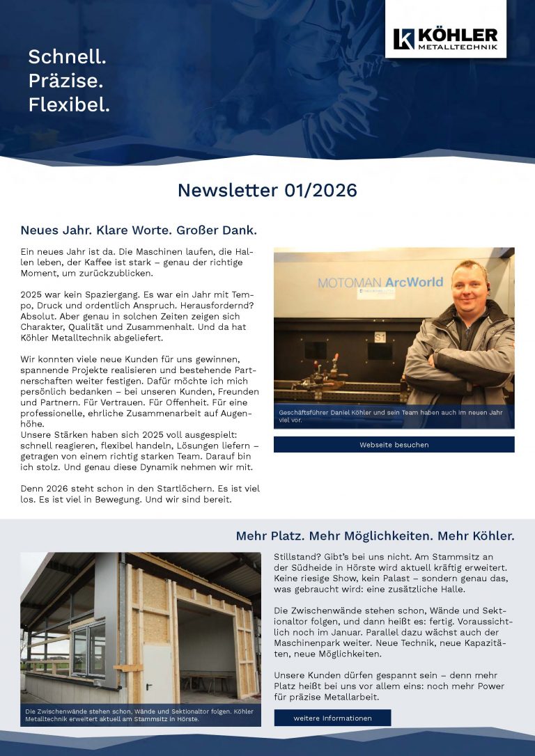 Newsletter 01/2026
